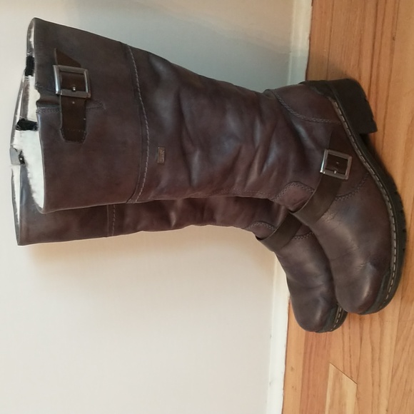 Rieker Sybille 85 Leather,‎ Wool Lined, Water resistant boot - Picture 2 of 12